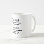 規則の店長 コーヒーマグカップ (正面右)