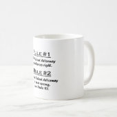 規則の特許弁理士 コーヒーマグカップ (正面右)
