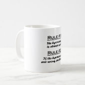 規則の農耕学者 コーヒーマグカップ (正面左)