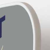 規則の違反カスタムモノグラム ピックルボールラケット (左詳細)