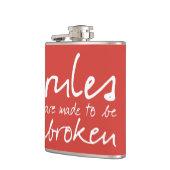 規則はフラスコを破るようにしてある フラスク (左)