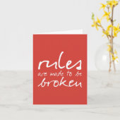 規則は破れたノートカードに作られる カード (黄色い花)