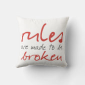 規則を破る装飾用クッション クッション (裏面)