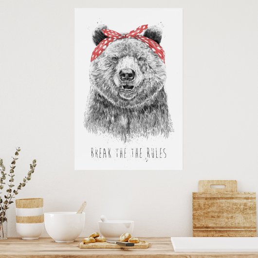 規則を破る ポスター (キッチン)