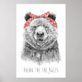 規則を破る ポスター (正面)
