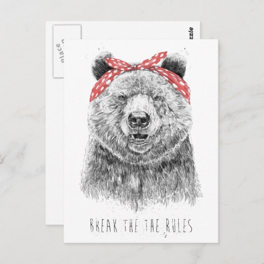 規則を破る ポストカード (正面/裏面)