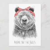 規則を破る ポストカード (正面)