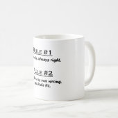 規則グロリア コーヒーマグカップ (正面右)