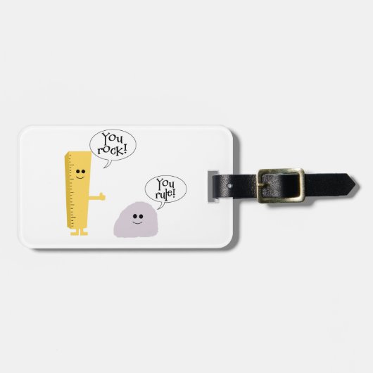 規則揺すります ラゲッジタグ (正面横)