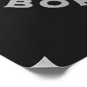 規則生まれへ |猫おもしろいデザイン ポスター (角)