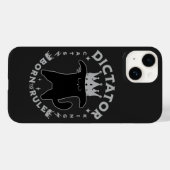 規則生まれへ |猫おもしろいデザイン Case-Mate iPhoneケース (裏面 (横))