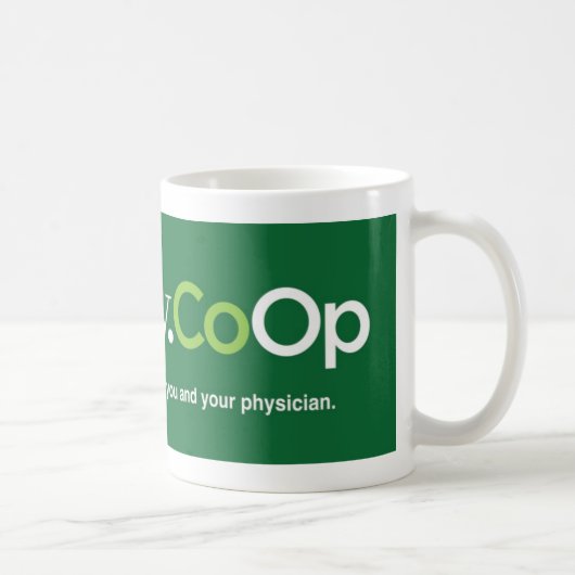 規則的なマグHealthy.CoOp コーヒーマグカップ (右)