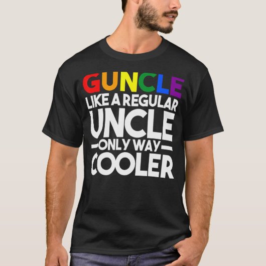 規則的な叔父のようなメスの銃ゲイプライド Tシャツ (正面)