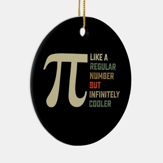 規則的な数だが無限のパイクールプの日のように セラミックオーナメント (右)