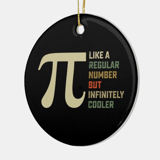 規則的な数だが無限のパイクールプの日のように セラミックオーナメント (左)