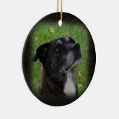 規則的な犬の~のオーナメント セラミックオーナメント (右)