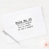 規則第30 ラウンドシール (封筒)