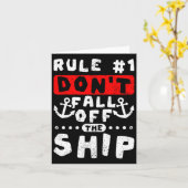 規則1船舶クルージングの秋を行わないおもしろい カード (黄色い花)