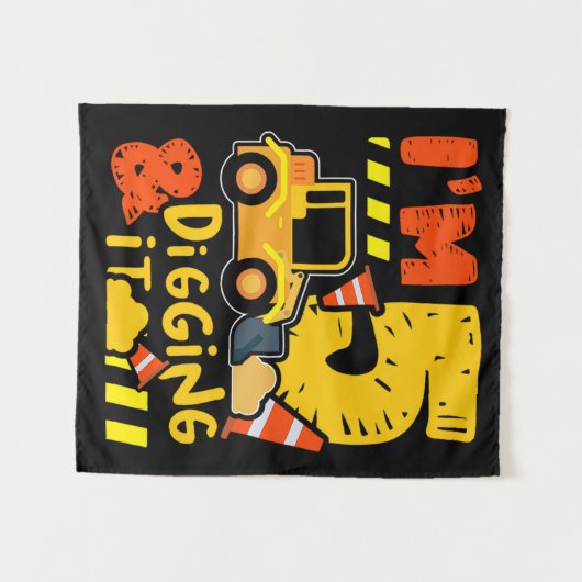 規則19建築トラック用建築トラックfa タペストリー (正面(横))