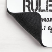 規則1:女性は常に正しいルール2:もし マウスパッド (コーナー)