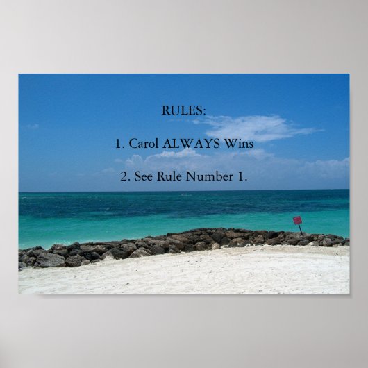 規則 ポスター (正面)