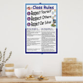 規則（尊重） ポスター (キッチン)