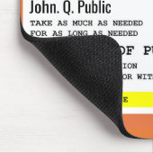 規定のコーヒーパーソナライズな名前 マウスパッド (コーナー)