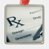 規定のパッドおよびペンの閉めて下さい メタルオーナメント (正面)