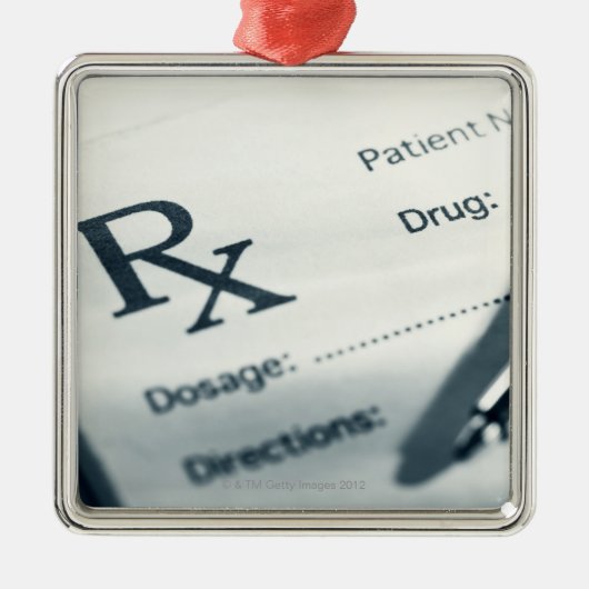 規定のパッドおよびペンの閉めて下さい メタルオーナメント (正面)