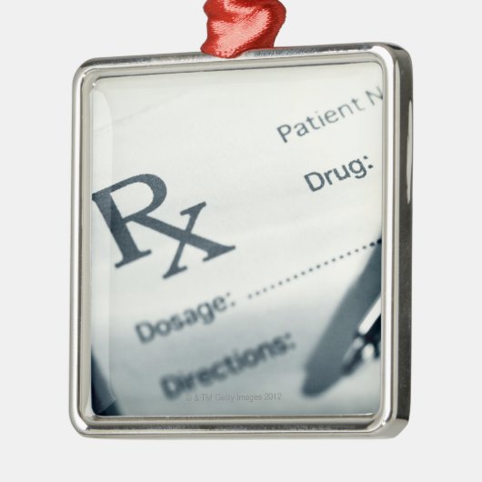 規定のパッドおよびペンの閉めて下さい メタルオーナメント (左)