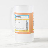 規定のビールのジョッキ フロストグラスビールジョッキ (正面左)