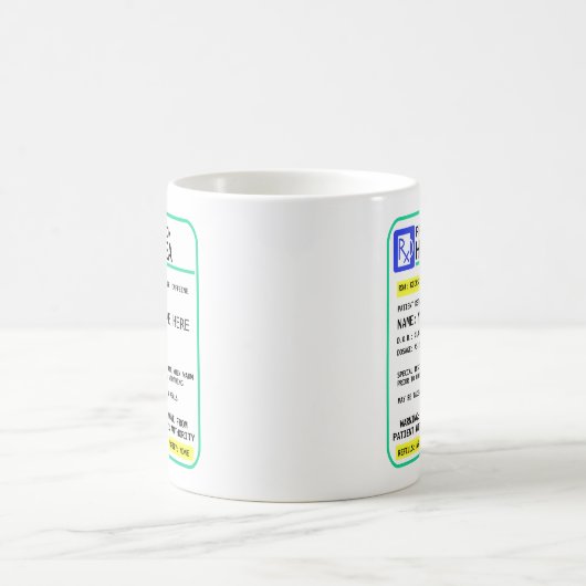 規定の茶マグ、おもしろマグカップ コーヒーマグカップ (中央)