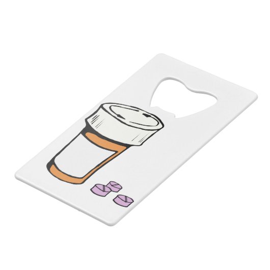 規定の薬瓶 クレジットカード栓抜き (裏面アングル)