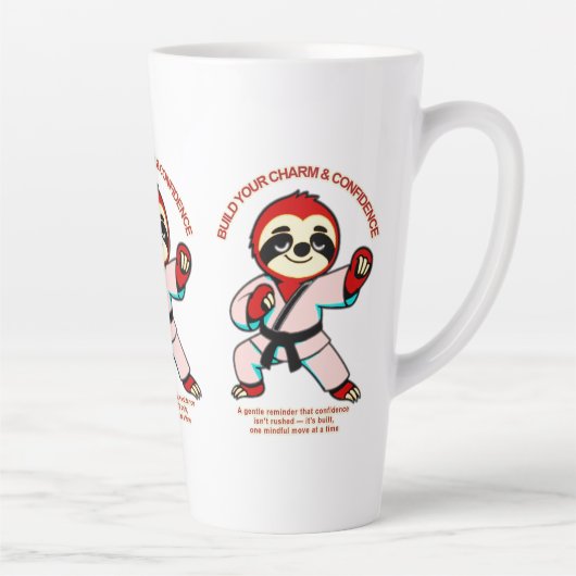 規律あるエネルギー カフェラテマグ (右)