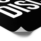 規律と時間の不足やる気を起こさせる- ポスター (角)