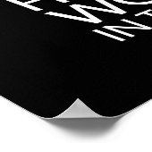 規律と空腹を維持 – ジム、ハッスル、成功 ポスター (角)