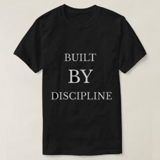 規律によって築かれた モチベーションテキストTシャツ Tシャツ