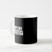 規律のモチベーション コーヒーマグカップ (正面左)