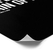 規律の痛みを被るか、または痛みを被る ポスター (角)