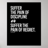 規律の痛みを被るか、または痛みを被る ポスター (正面)