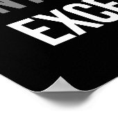 規律は平均を卓越性に変える ポスター (角)