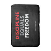 規律は自由に等しいヨッコ・ウィルリンクの引用文 バスマット (正面縦)