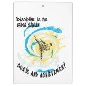 規律は、ゴール武術芸術の間の橋である クリップボード (裏面)