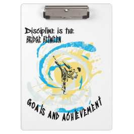 規律は、ゴール武術芸術の間の橋である クリップボード