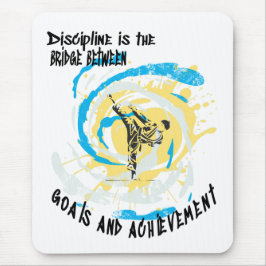 規律は、ゴール武術芸術の間の橋である マウスパッド