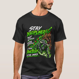 規律を守れ - トレーディングモチベーションTシャツ Tシャツ