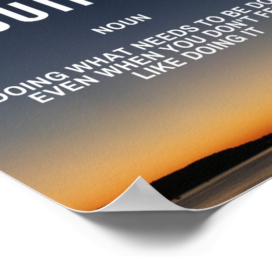 規律インスパイアに関する引用文 ポスター (角)