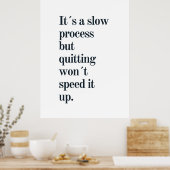 規律感動的引用文ポスター ポスター (キッチン)