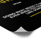 規律感動的引用文 ポスター (角)