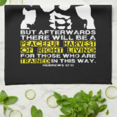 規律 – ボディビルトレーニング やる気を起こさせる キッチンタオル (折り畳み)